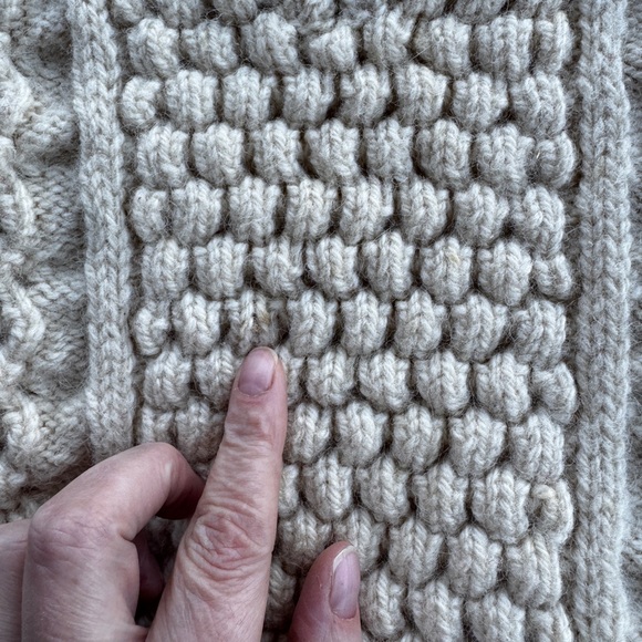 80s Ardara Arans Co. Knit Vest Women's Size 40 US S - Picture 10 of 11